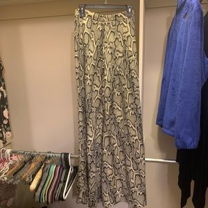 Show Me Your Mumu Snake Print Maxi Skirt